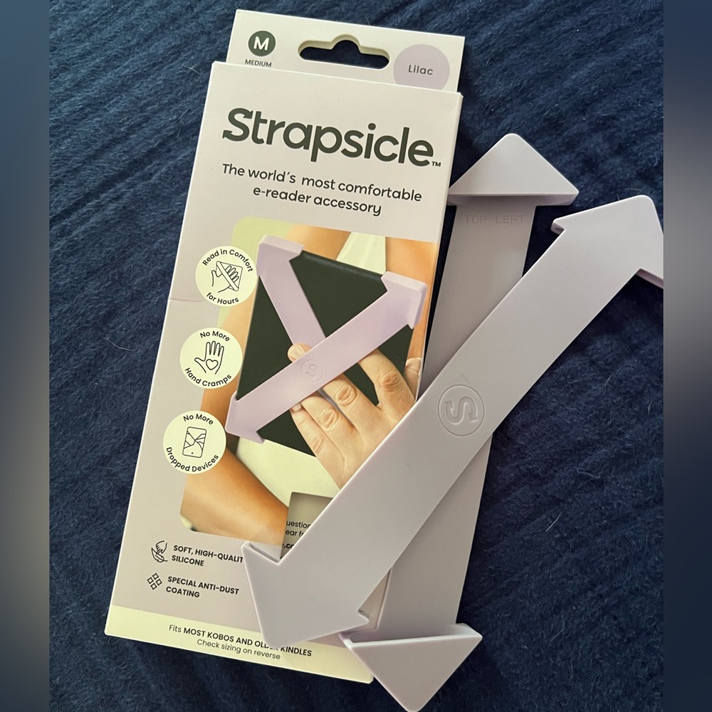 Strapsicle MEDIUM in LILAC for Kindle Paperwhite 10th 8th 7th Generation